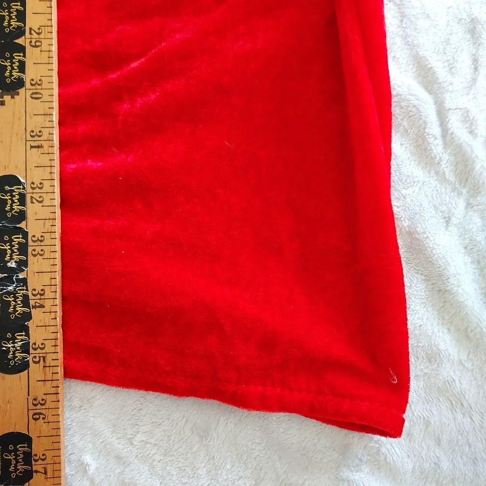 Red Hooded Cape Kids Crushed Velvet Costume Cloak Medival Folk Woodland Cosplay